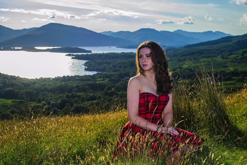 Female model photo shoot of Mhairi McDonald by quorthon in Loch Lomond/ Balmaha