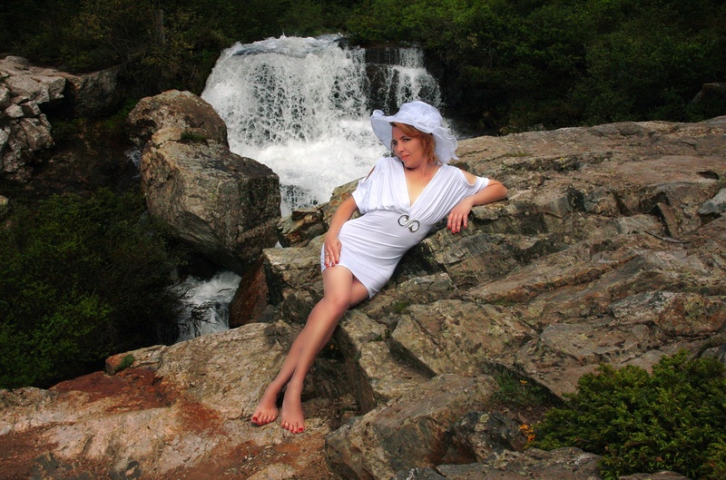 Female model photo shoot of  CeeCee71 by DMD Images in Breckenridge, CO