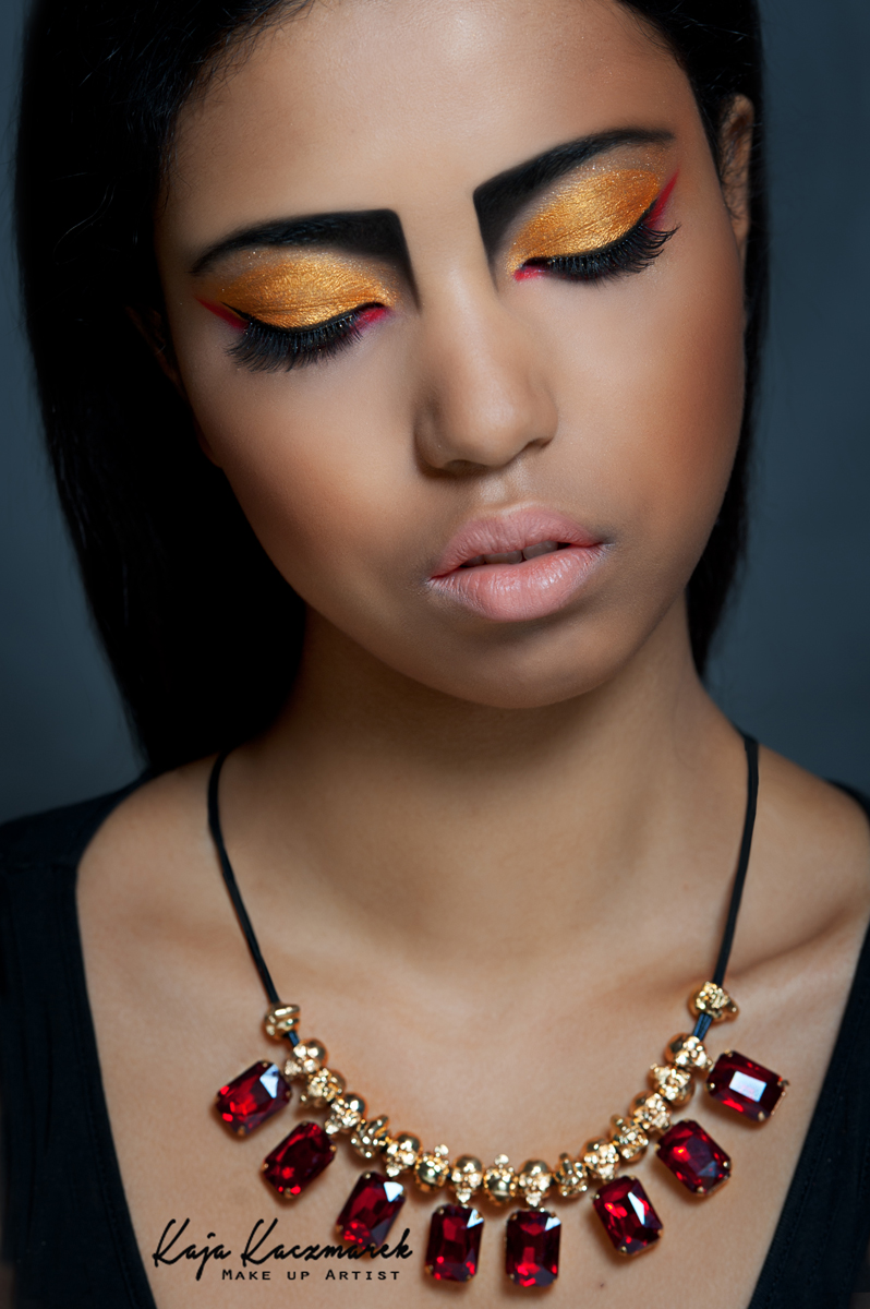 Female model photo shoot of kaya-makeup