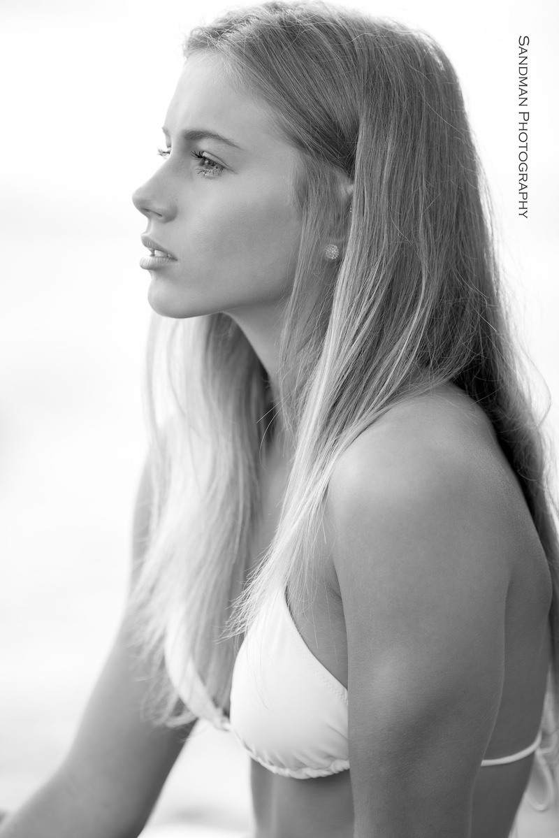 Female model photo shoot of Elleta by Sandman Photography in Shorncliffe Beachfront