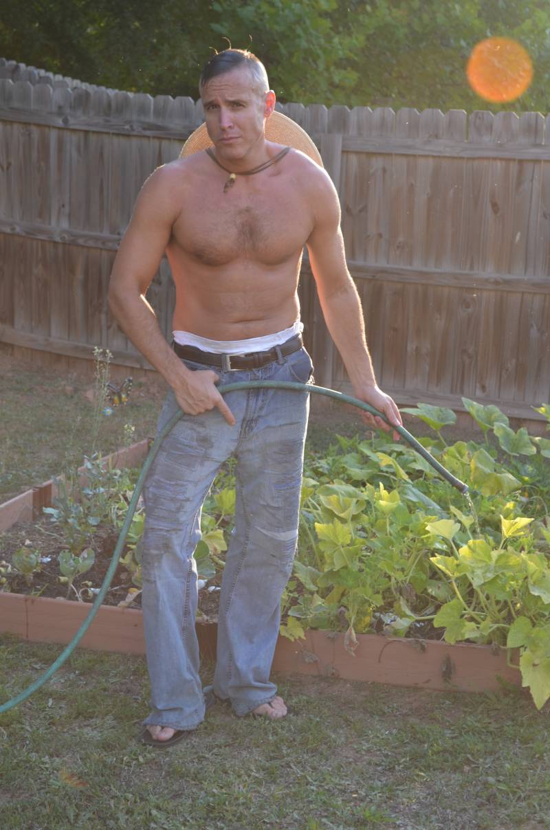 Male model photo shoot of Tony Scarpelli in In the Garden #2