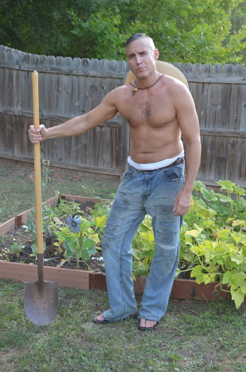 Male model photo shoot of Tony Scarpelli in In the Garden #4
