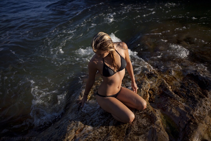 Female model photo shoot of Kalani-Marie in Shell beach ca.