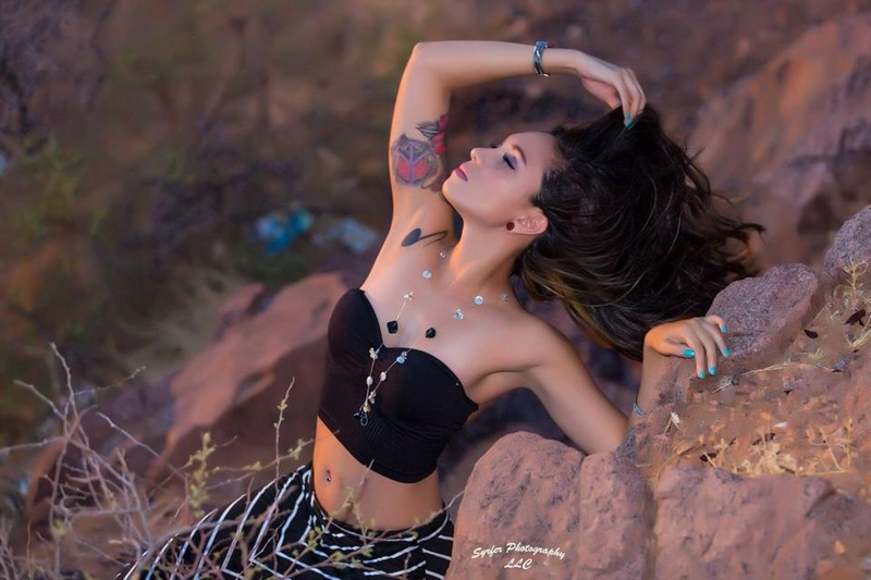 Female model photo shoot of Mary Marquez in Transmountain El Paso TX