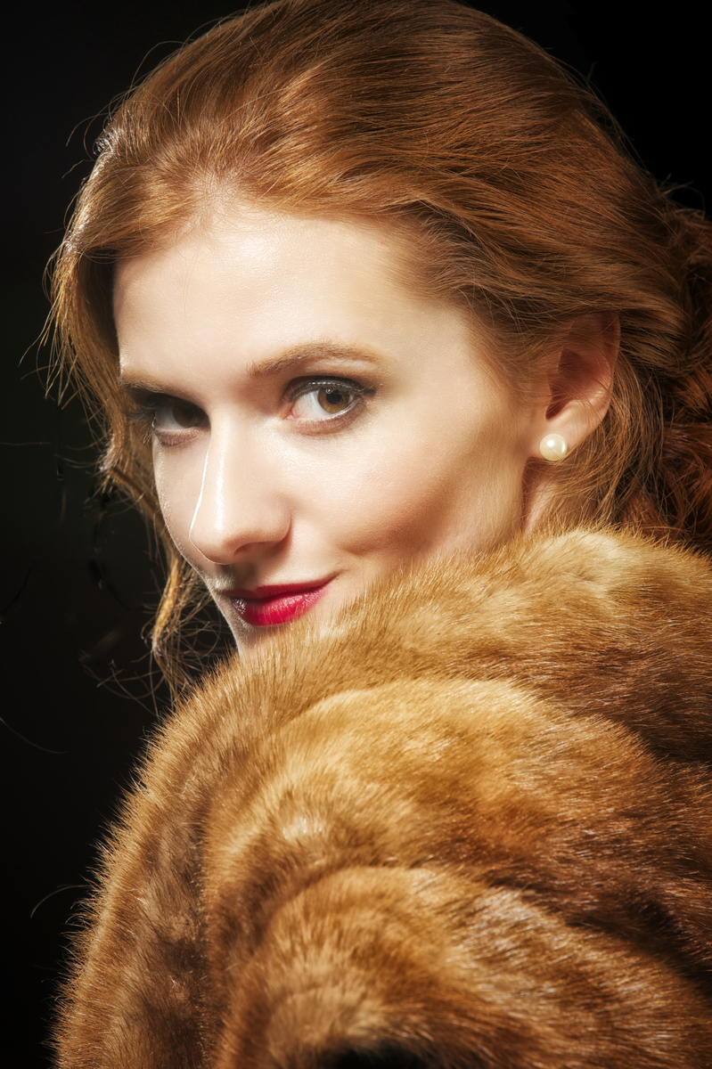 Female model photo shoot of Red Jones by Jim Hagen