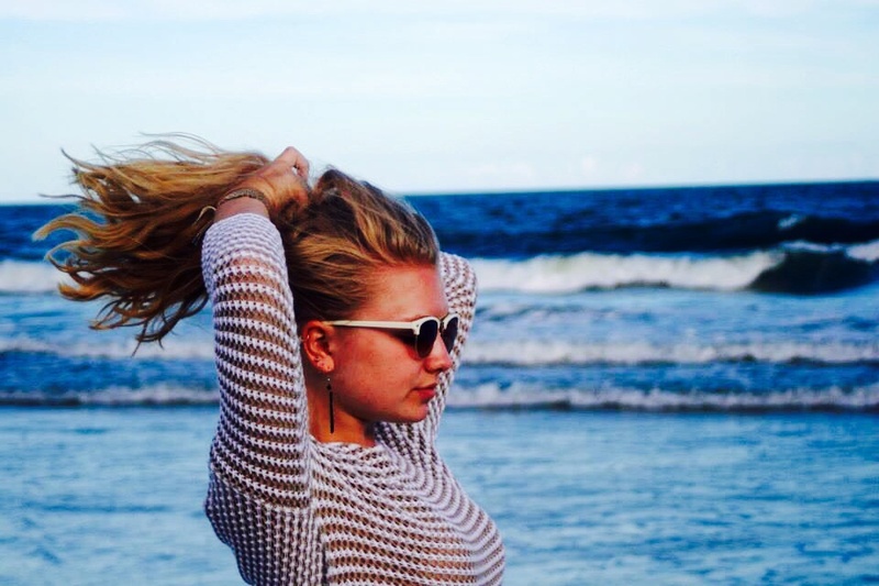Female model photo shoot of HannahMichels in Emerald Isle, NC