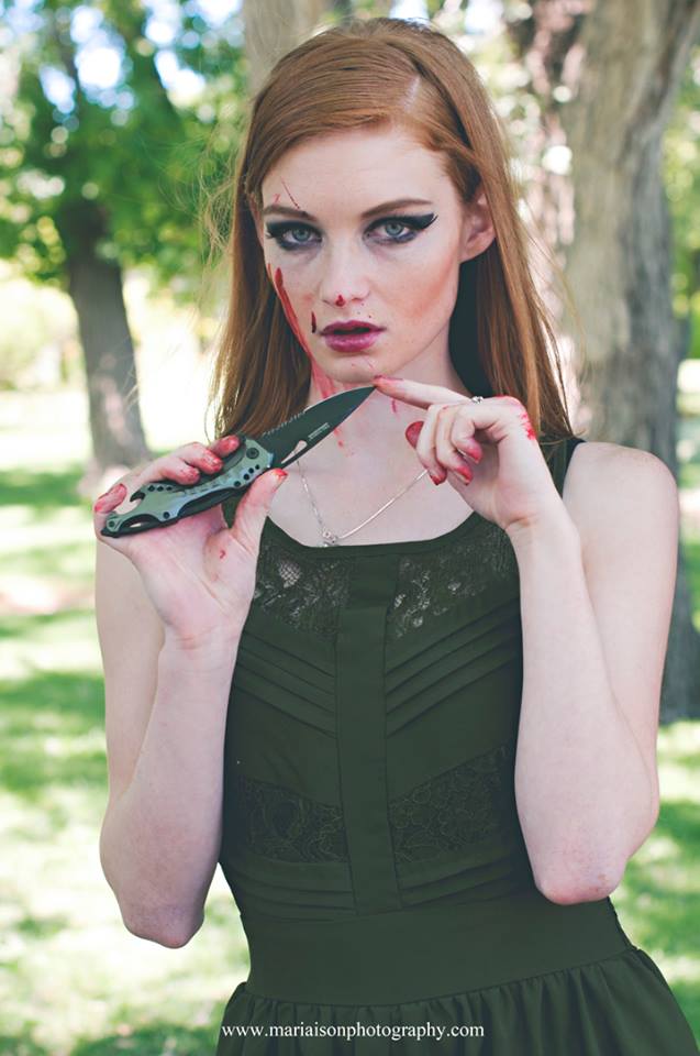 Female model photo shoot of Kyrie Stark in International Peace Gardens