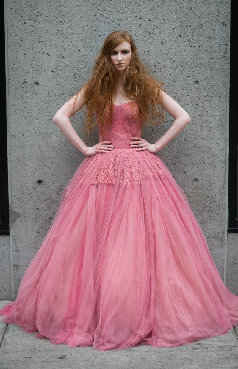 Female model photo shoot of Alison Powroznik in Blush Bridal