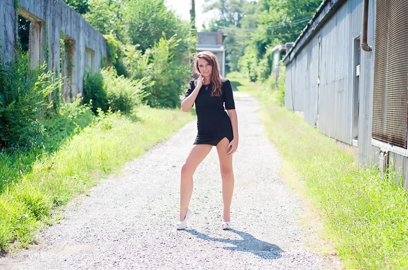 Female model photo shoot of katielarrington in Downtown Roanoke Virginia