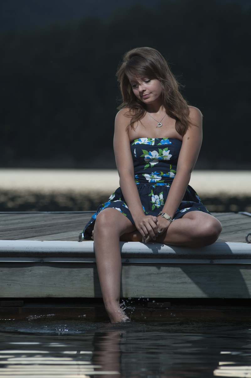 Female model photo shoot of katielarrington in Carvins Cove