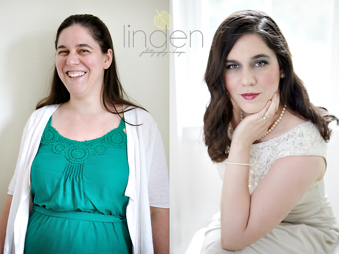 Female model photo shoot of LindenPhotoDesign in Linden Photography + Design Studio, makeup by Lori-Ann Lemieux
