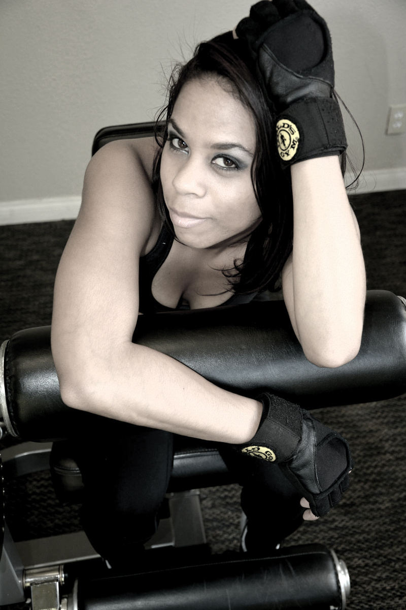 Female model photo shoot of Fit_LHMcMillian in Fitness Center in Paradise, NV
