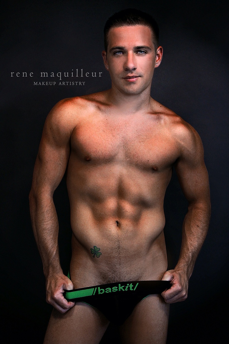 Male model photo shoot of Rene Maquilleur