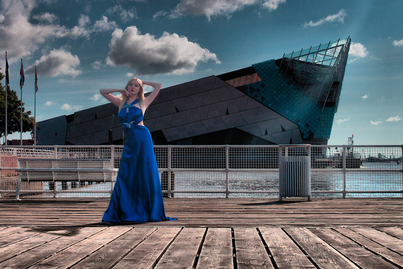 Male and Female model photo shoot of StubbsPhotography and Rebecca Anne Model in The Deep, Hull