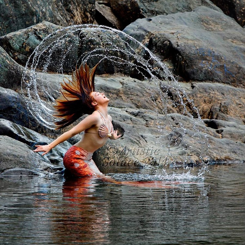 Female model photo shoot of Jessica Jazzman by Artistic Solace in Northern California River