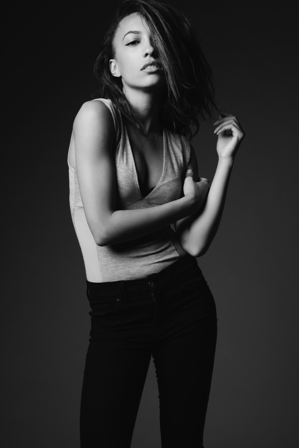 Female model photo shoot of Jordan PC by JRitchiePhoto