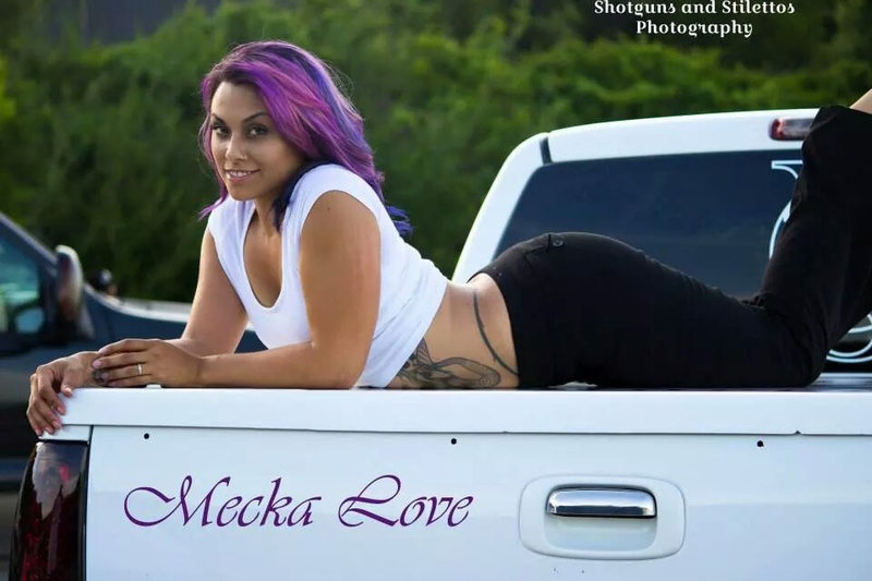 Female model photo shoot of Mecka Love