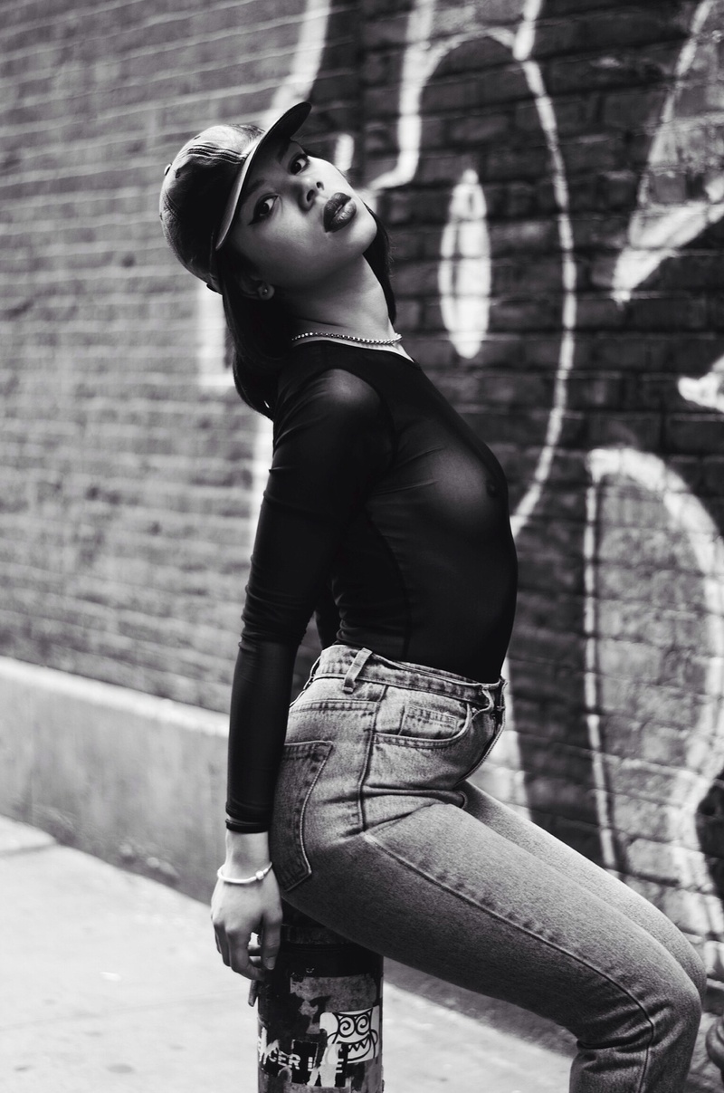 Female model photo shoot of signedbyamanda in MANHATTAN, NY