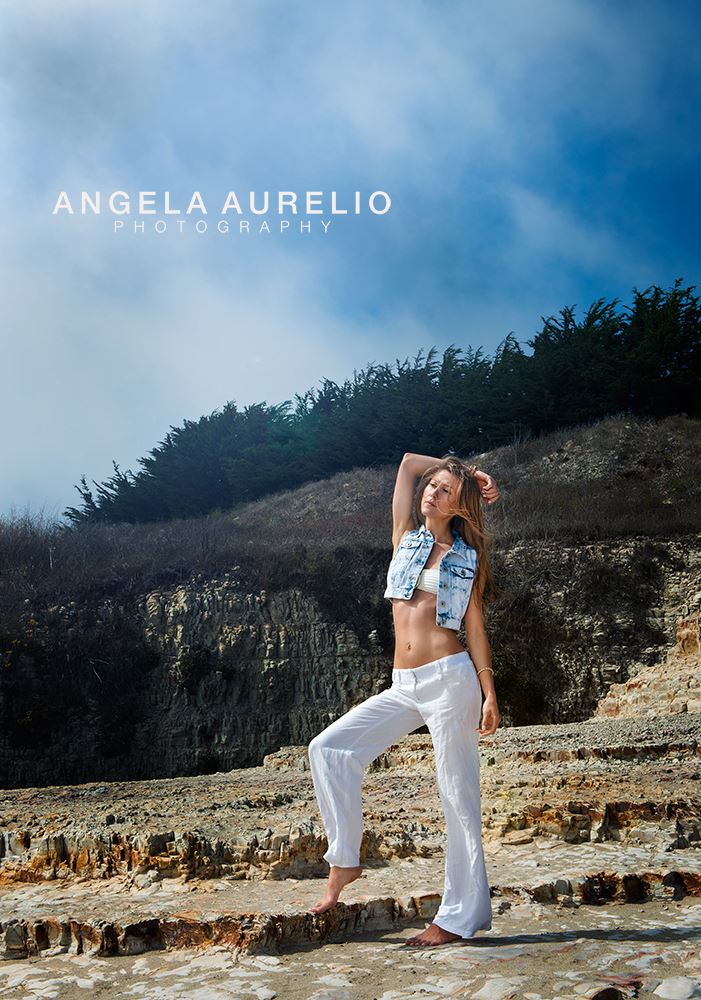 Female model photo shoot of Sylvie George by Angela Aurelio 