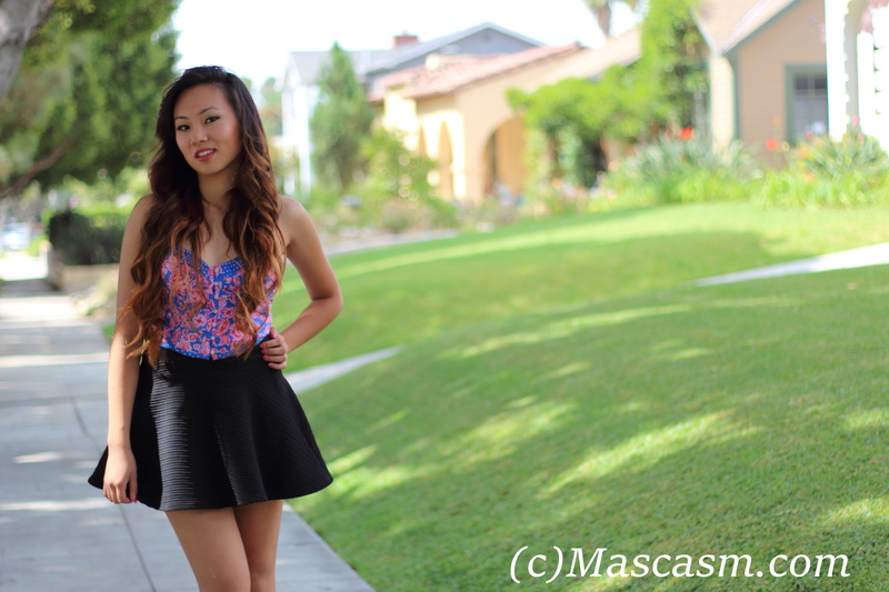 Male and Female model photo shoot of MascasM and Vivian Fan in South Pasadena