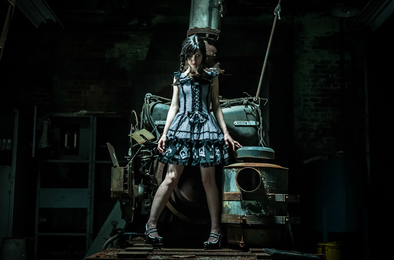 Female model photo shoot of Lolita Conundrum by Opti-mystic
