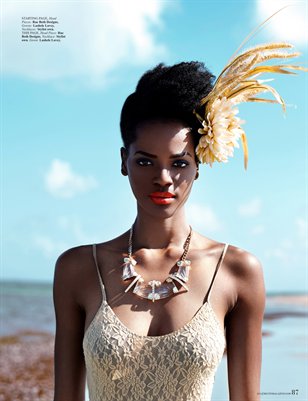 Female model photo shoot of Lashele Lavey  in Miami Beach