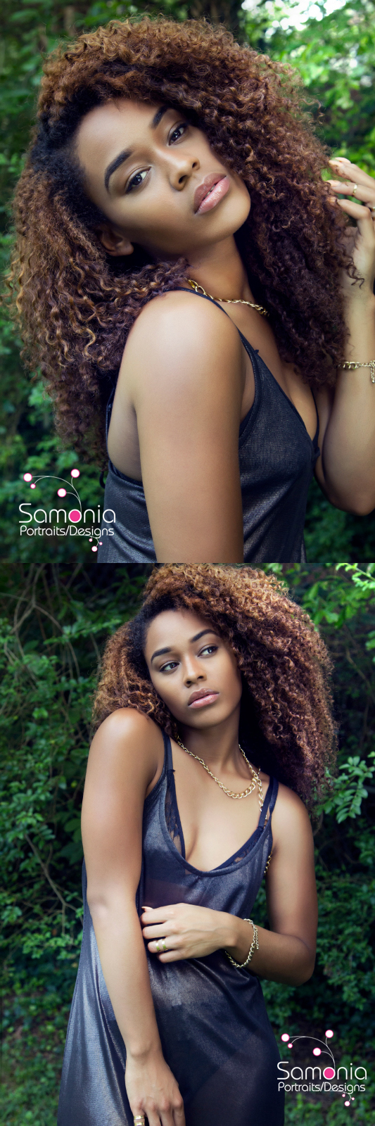 Female model photo shoot of Samonia Portraits and JanieRAE in Atlanta