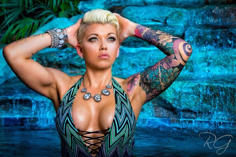 Female model photo shoot of Tatto_babe3