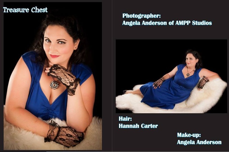 Female model photo shoot of TreasureChest by AMPP Studios in in studio