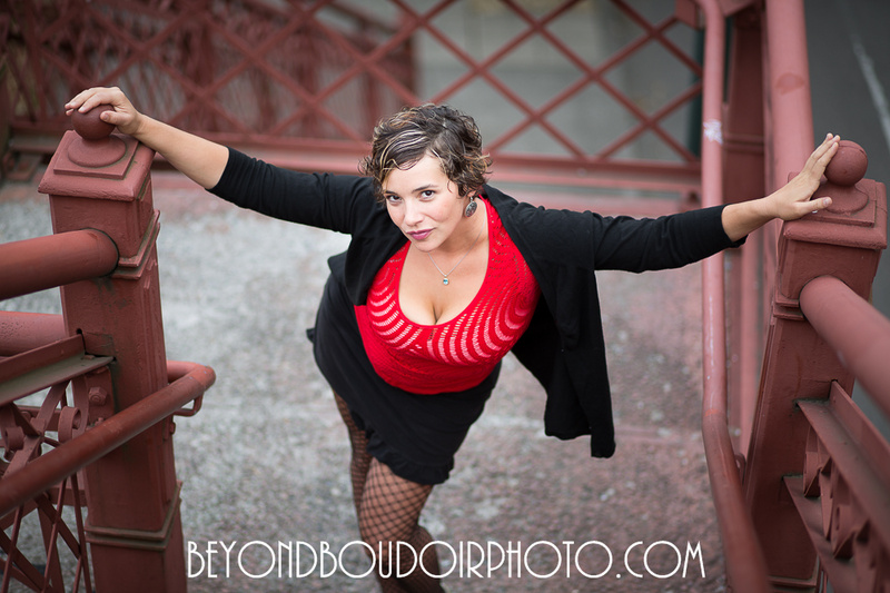 Male and Female model photo shoot of Beyond Boudoir Photo and Peaches Goldstar in Portland, OR