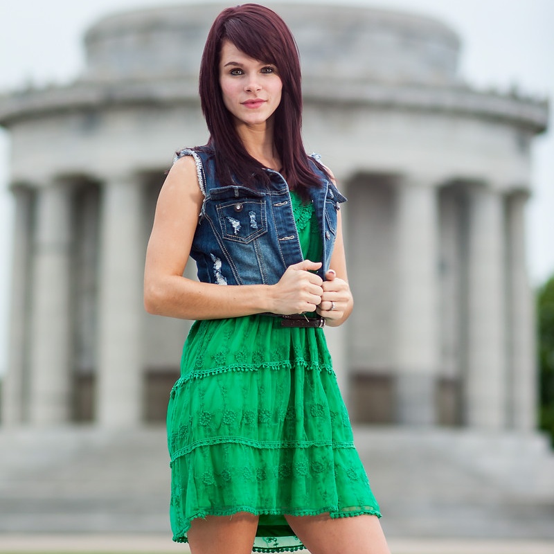 Female model photo shoot of Erikka_Light2014 by nateographer in George Rogers Clark Memorial-Vincennes Indiana