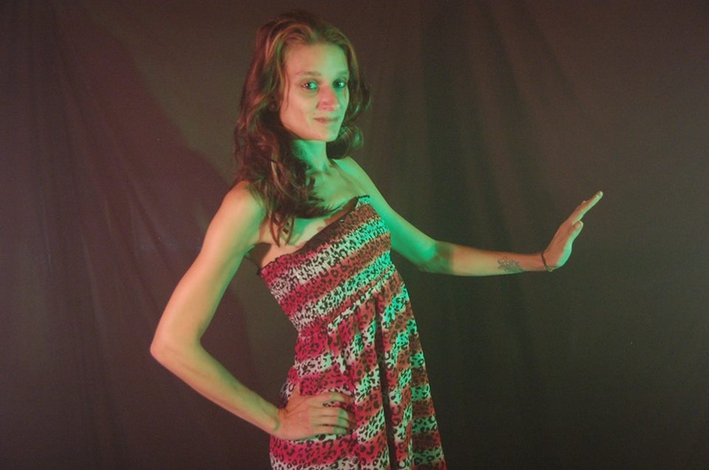 Female model photo shoot of SingularCrystal