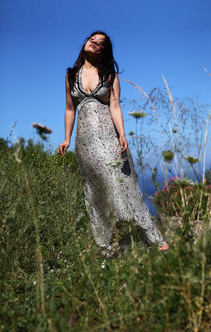Female model photo shoot of Wen Lively in Corsica.France