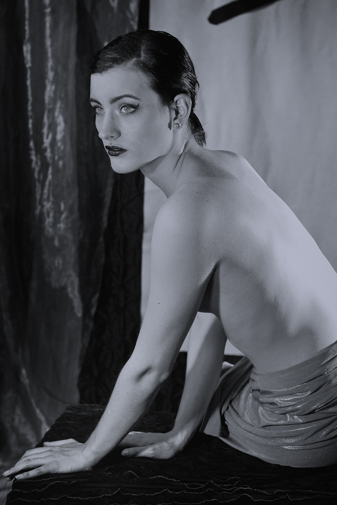 Female model photo shoot of Kelly Daugherty in Art Contact Studio, San Francisco
