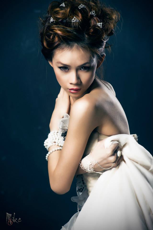 Female model photo shoot of Sapphire Ng in Studio