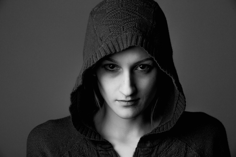 Female model photo shoot of Nadezhda Oblova in One Shot Studio(Det.)