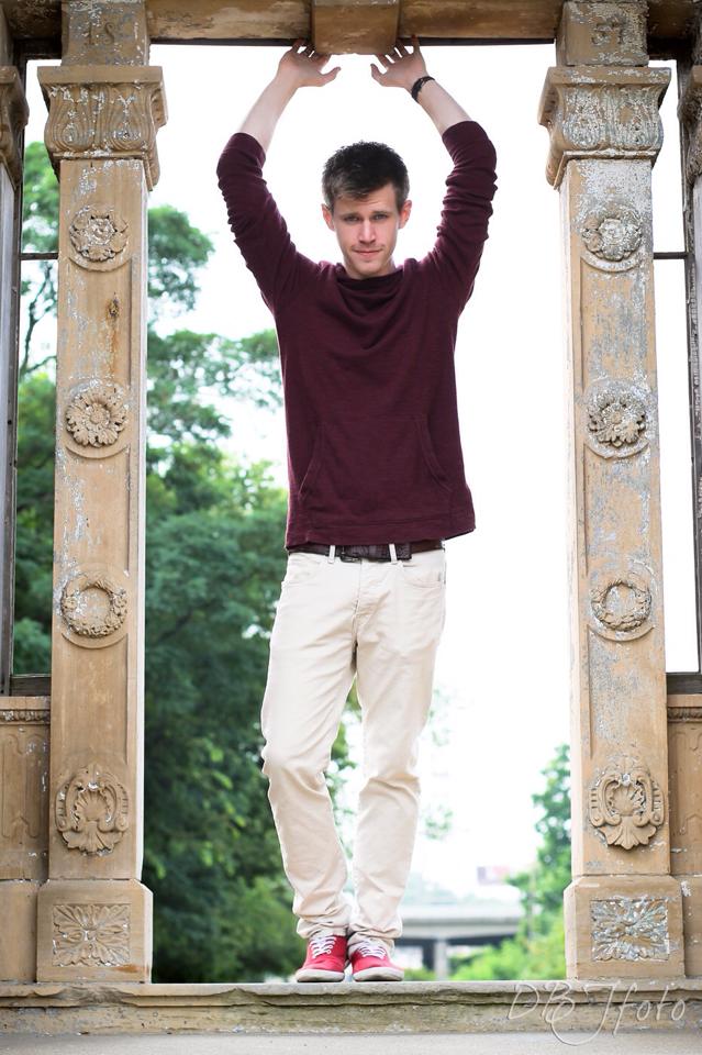 Male model photo shoot of Taylor OBrien in Facade on Frankfort