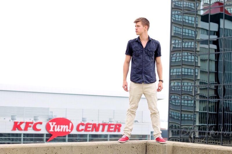 Male model photo shoot of Taylor OBrien in Downtown Louisville