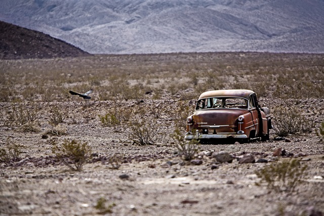 Male model photo shoot of Rudolf Arens in Mojave desert near Barstow, California