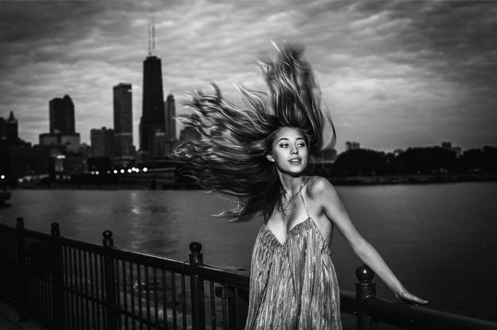 Female model photo shoot of Alicja August by Julien Jegat in Chicago, IL
