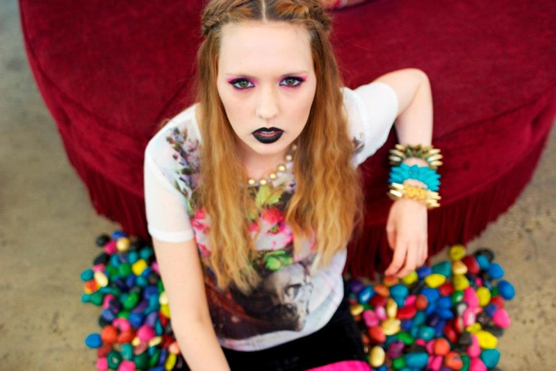 Female model photo shoot of Lydia Harfield Make-up