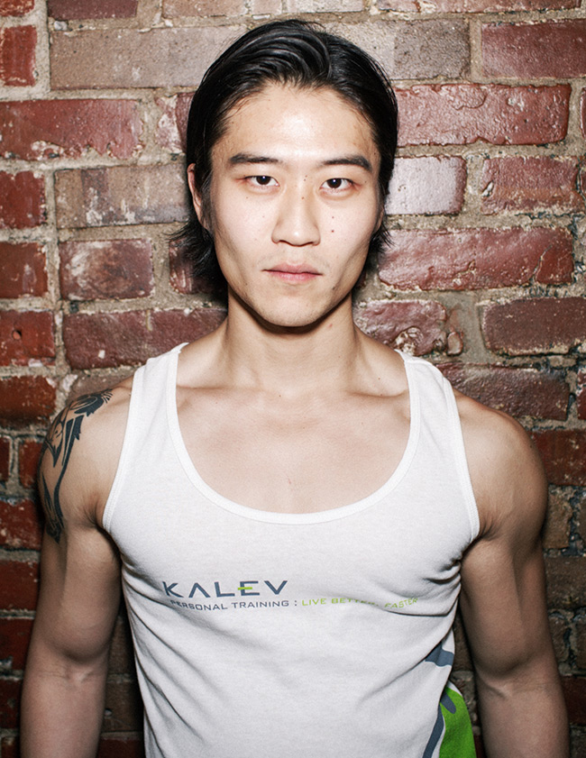 Male model photo shoot of jaewonjsuh in Kalev Fitness Solution
