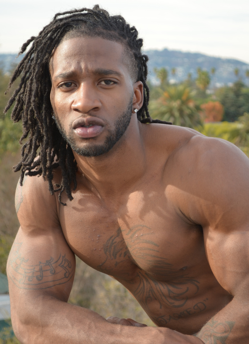 Male model photo shoot of octavain jackson in L.A