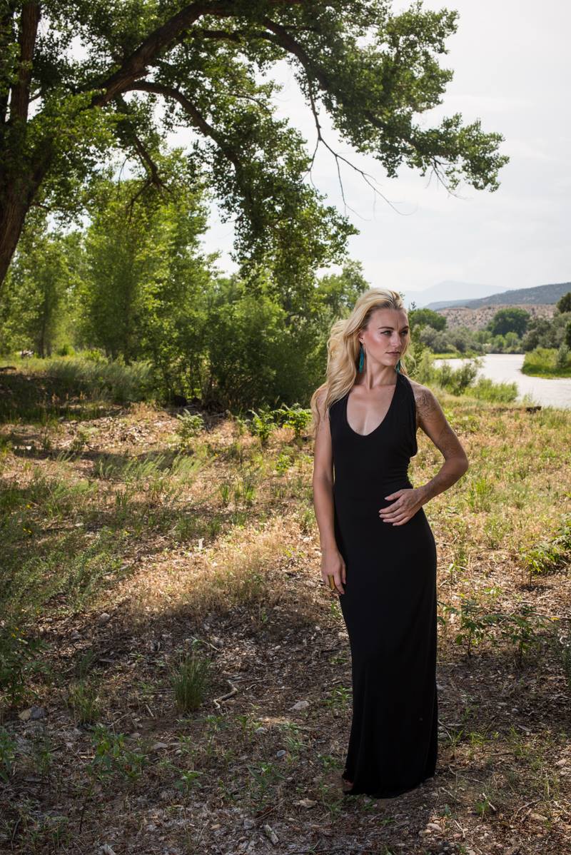 Female model photo shoot of Blake Elizabeth  in Los Luceros, NM with the Santa Fe Photographic Workshops