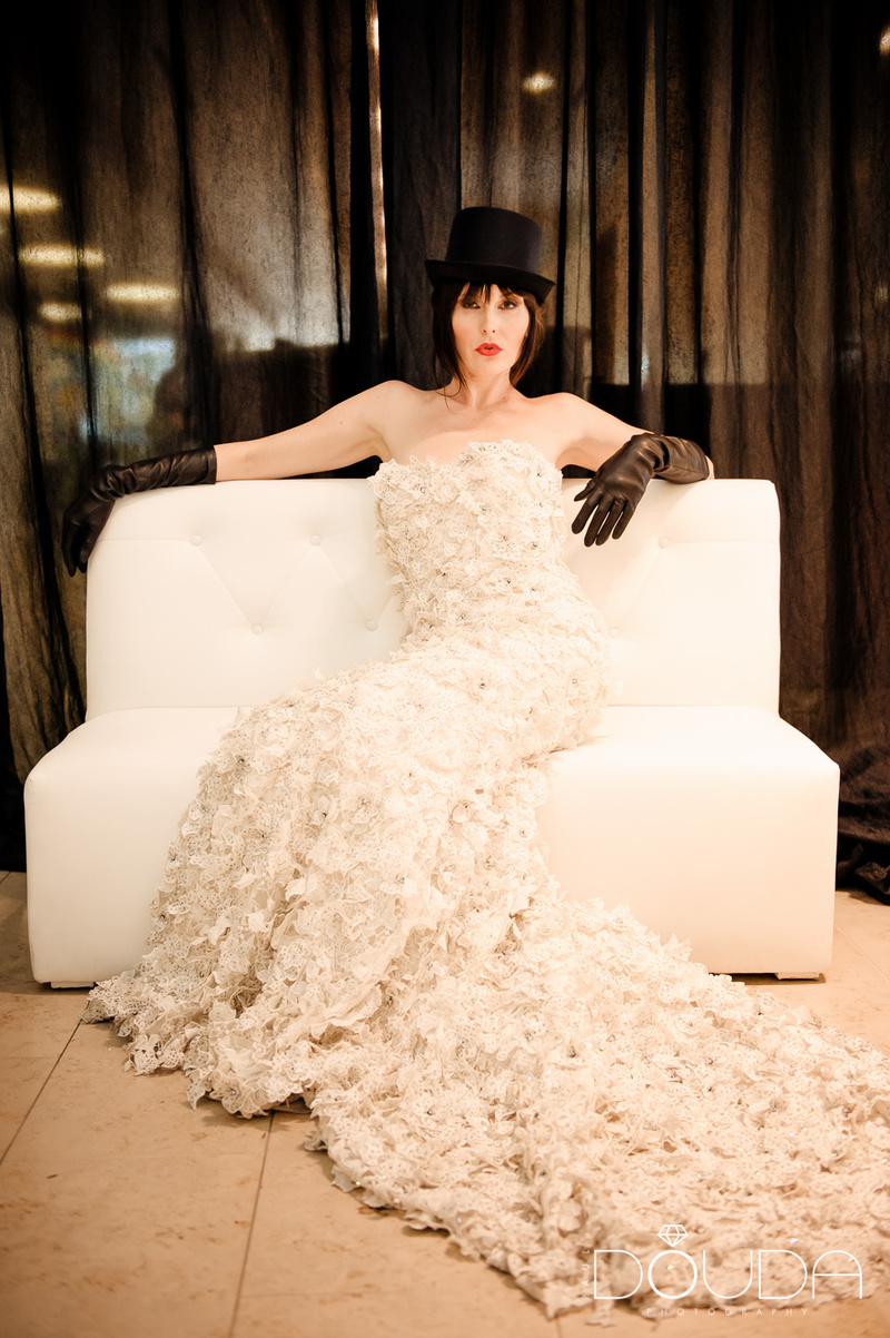 Female model photo shoot of Sara Prok in escondido bridal show