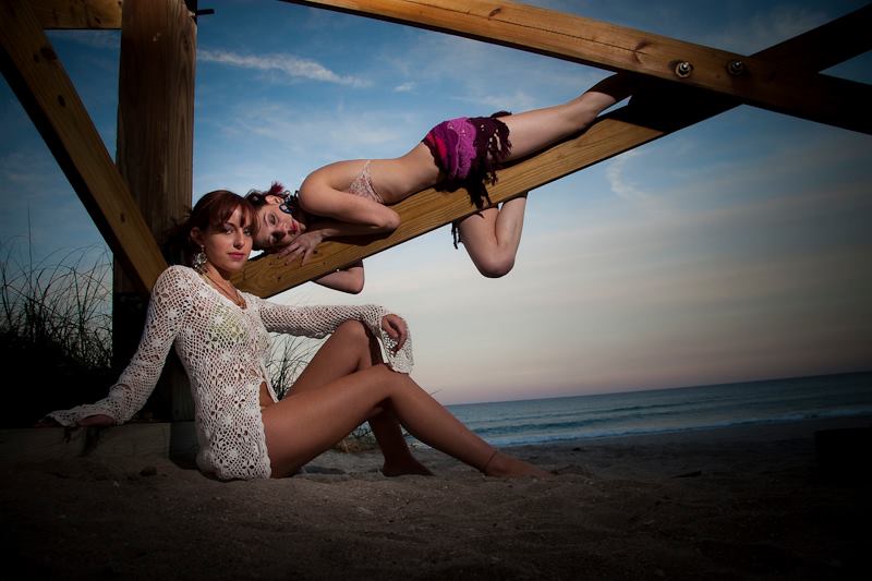 Female model photo shoot of Lola Ann and Angie Z in Beach in Boca Raton, FL