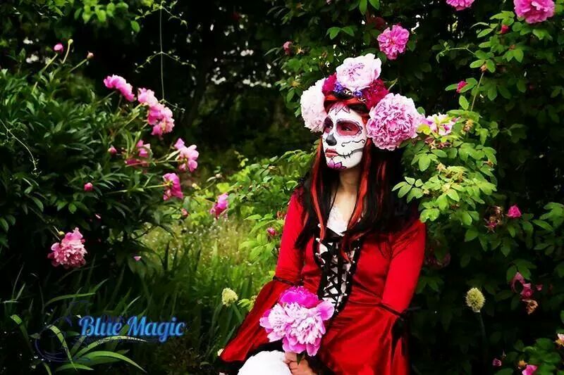 Female model photo shoot of MsMurderScene by Blue Magic Photography