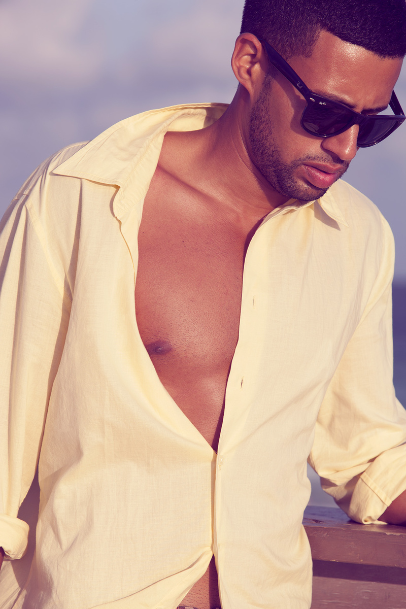 Male model photo shoot of gabros in Miami Beach