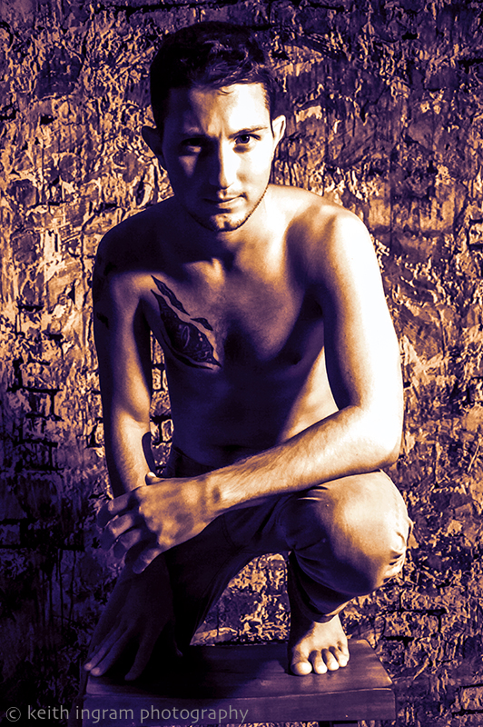 Male model photo shoot of Baby Face Bad Ass by Keith Ingram Photo