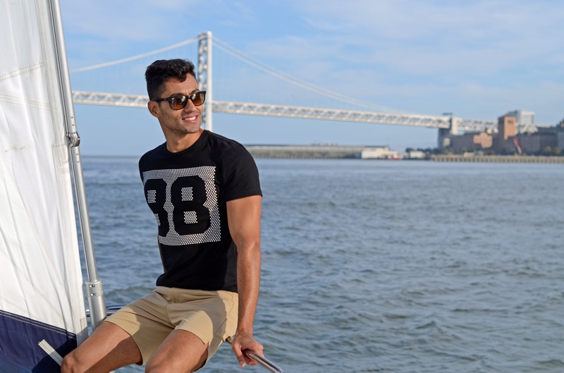 Male model photo shoot of JonasJanez in San Francisco Bay